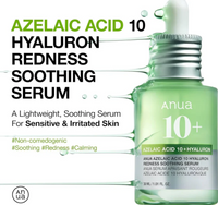 Anua  Azelaic Acid 10 Hyaluron Redness Soothing Serum - Καταπραϋντικός ορός για ερεθισμένο δέρμα Ορός προσώπου, 30 ml