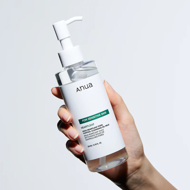 Anua  Heartleaf Pore Control Cleansing Oil Mild - Έλαιο βαθύ καθαρισμού πόρων για ευαίσθητο δέρμα Καθαριστικό Προσώπου, 200 ml