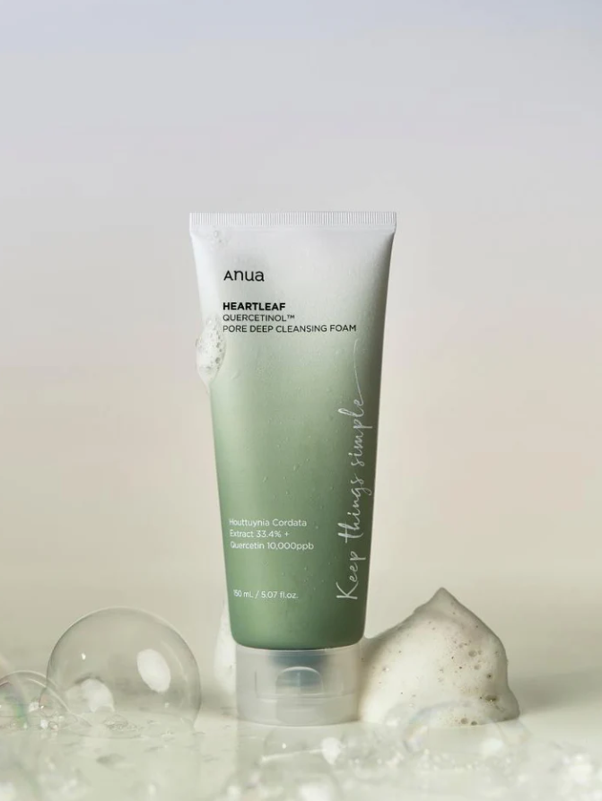 Anua  Heartleaf Quercetinol Pore Deep Cleansing Foam Καθαριστικό Προσώπου, 150 ml